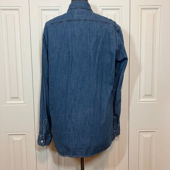 Men's Levi's Denim Shirt Size L - Picture 4 of 5